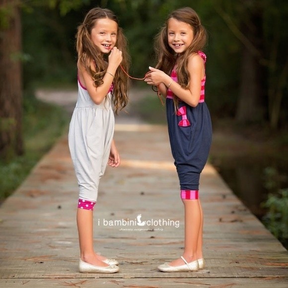 NWOT Small Indie Shop 100% Soft Cotton Tank Romper Girls Size 6 Comfy Bright - Picture 2 of 7